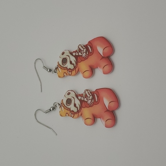 Skellington Gummybear Earrings - Picture 2 of 6